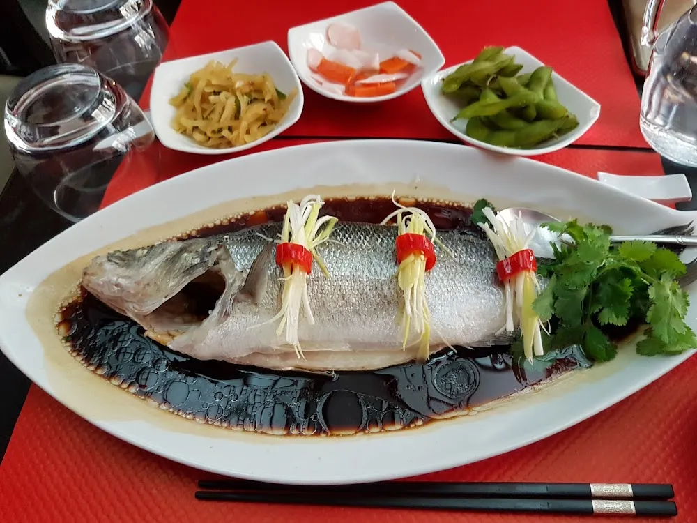 Steamed Sea Bass